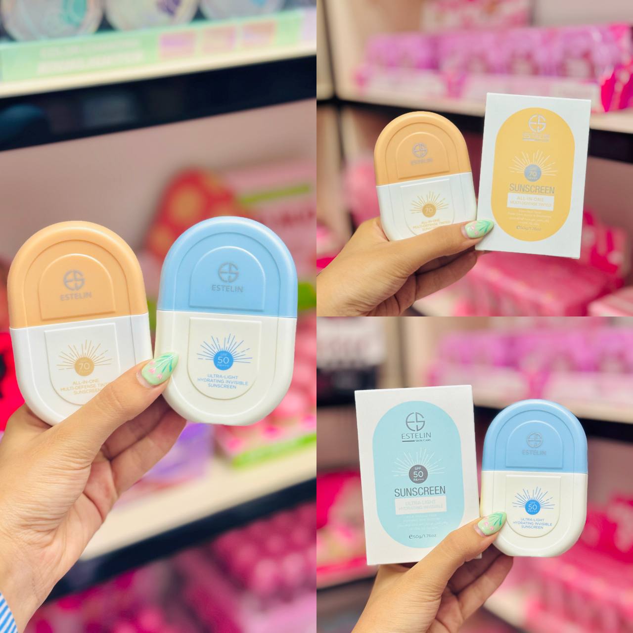 ضد آفتاب استیلن بی رنگ و تینتی spf 50/70