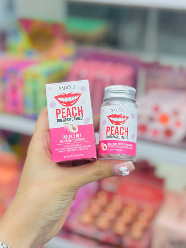 قرص خمیر دندان هلو سادور