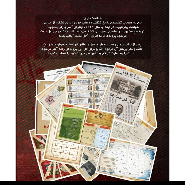 محتویات پرونده بازی قتل در عمارت