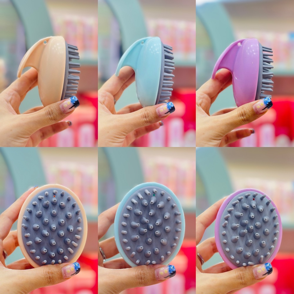 سرشور سیلیکونی , ماساژور و شستشوی پوست سر